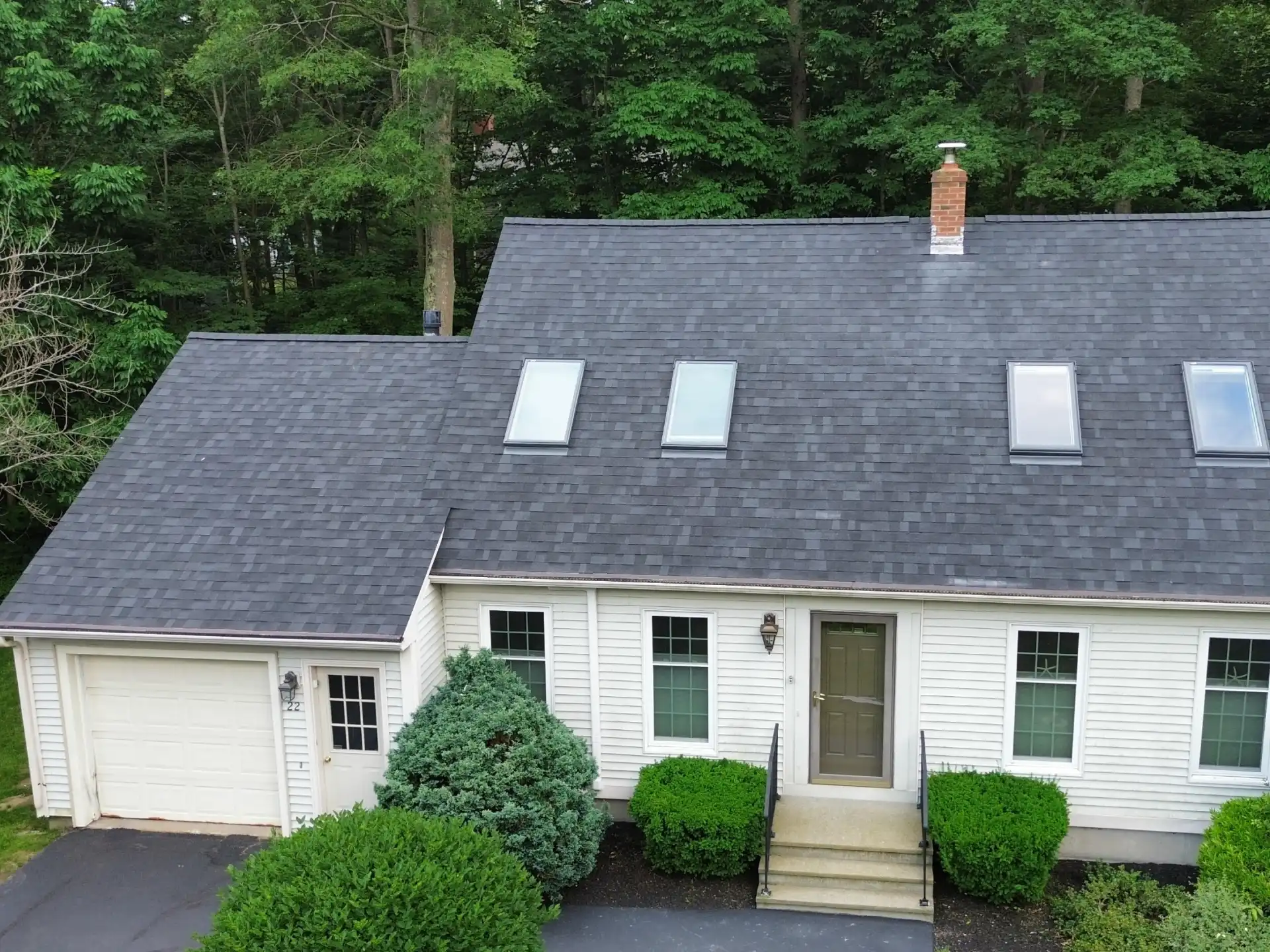 A roof Superior Roofing put on in Maine