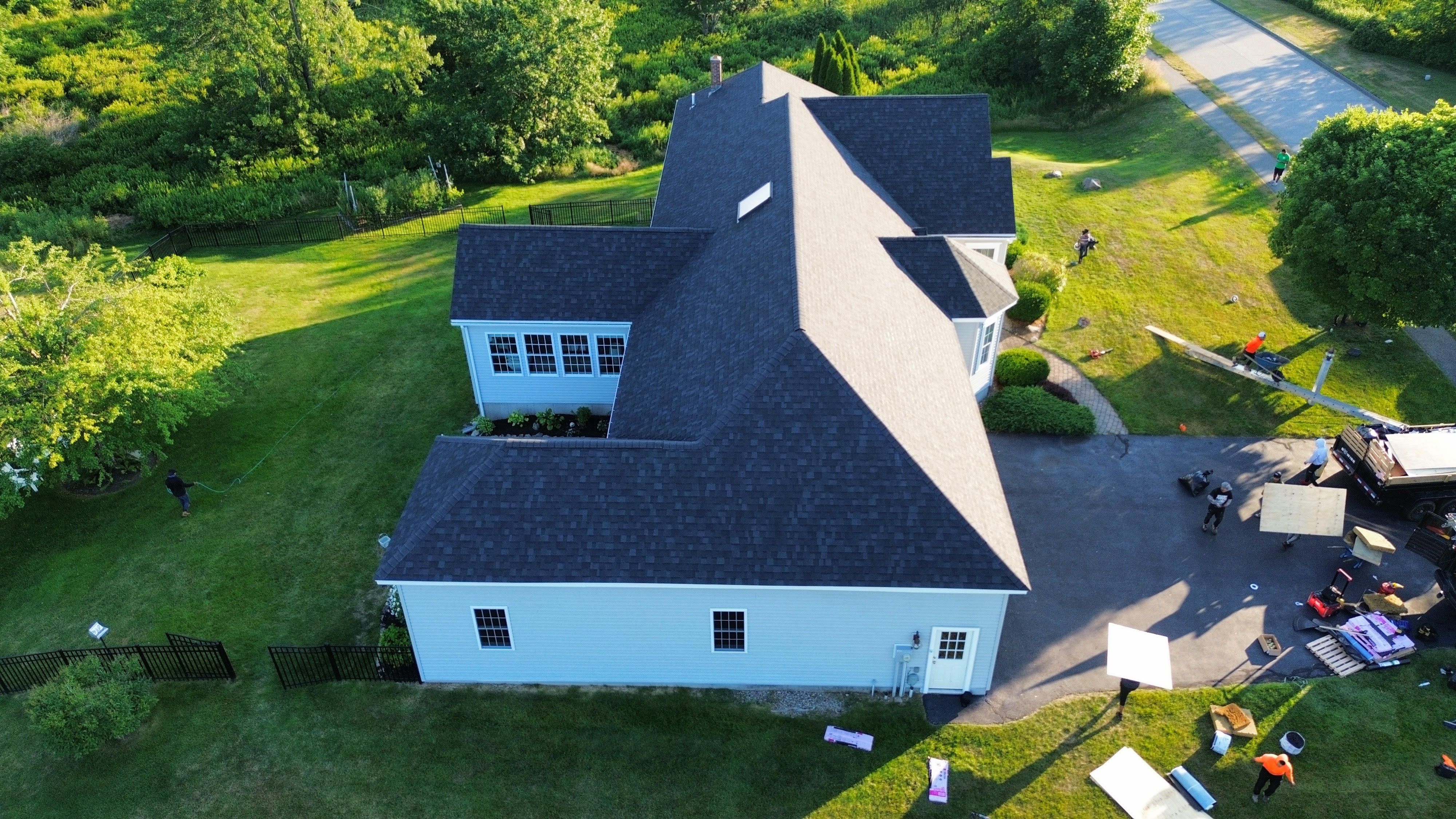 A roof Superior Roofing put on in Maine