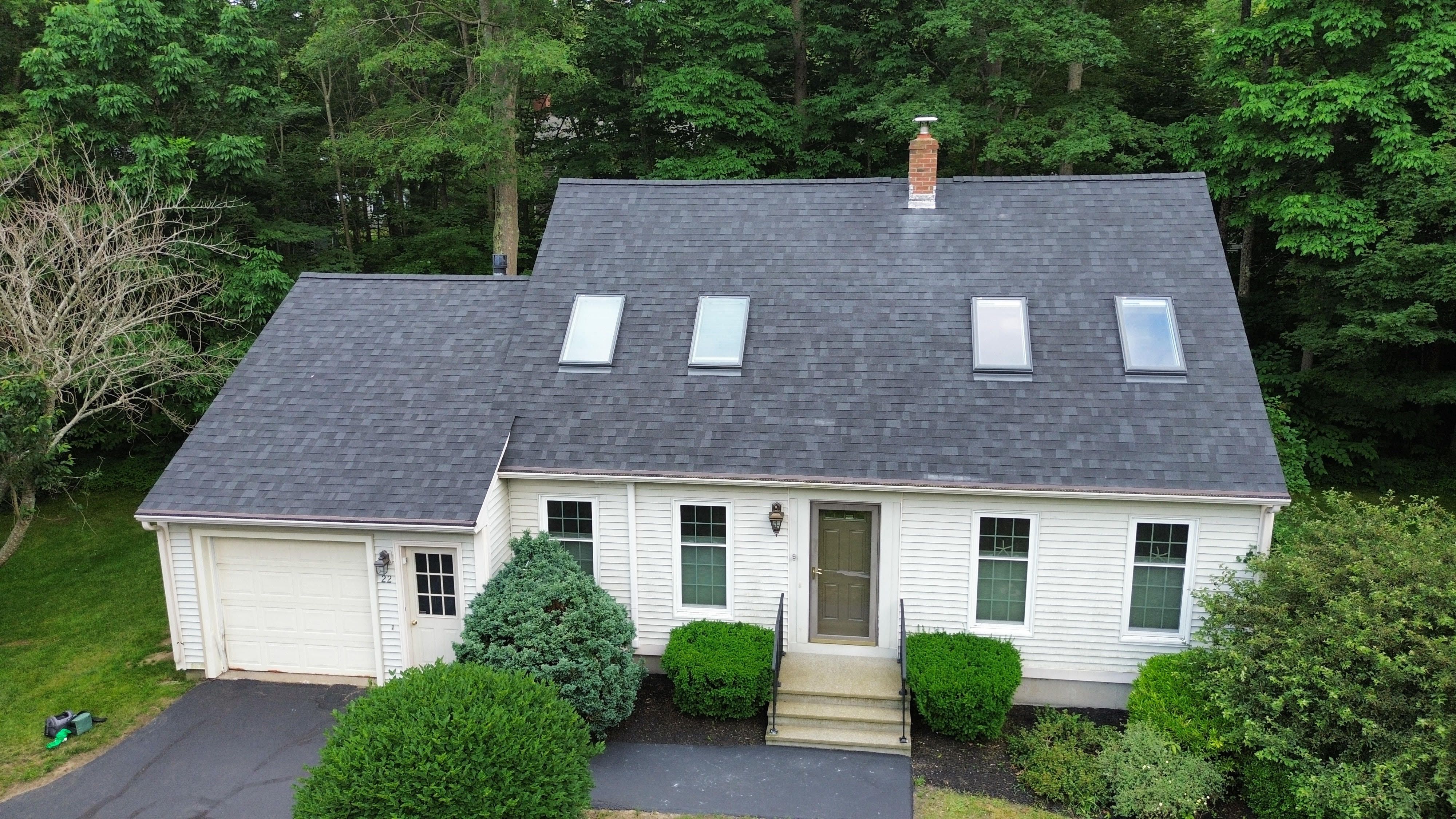 A roof Superior Roofing put on in Maine