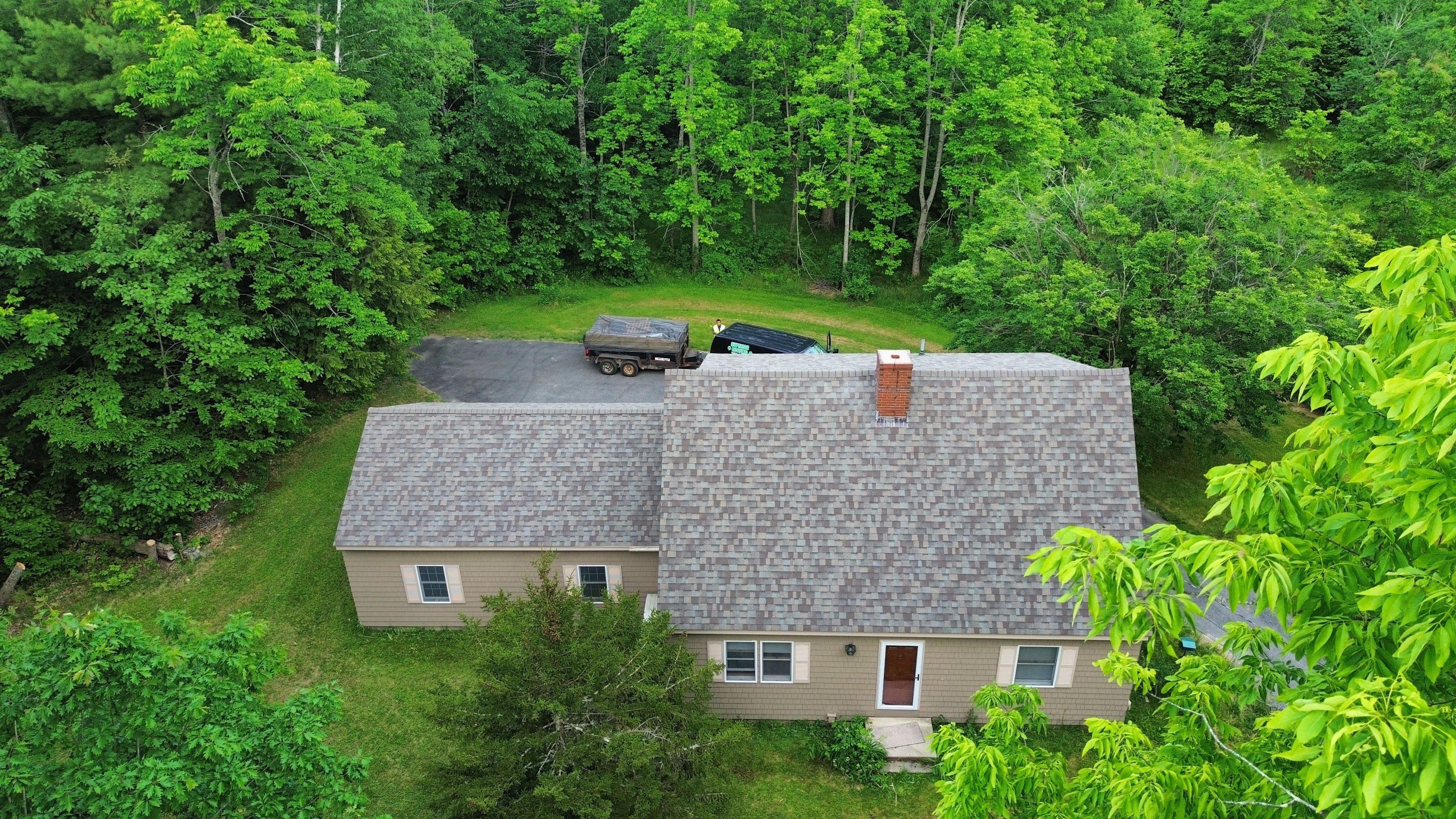 A roof Superior Roofing put on in Maine