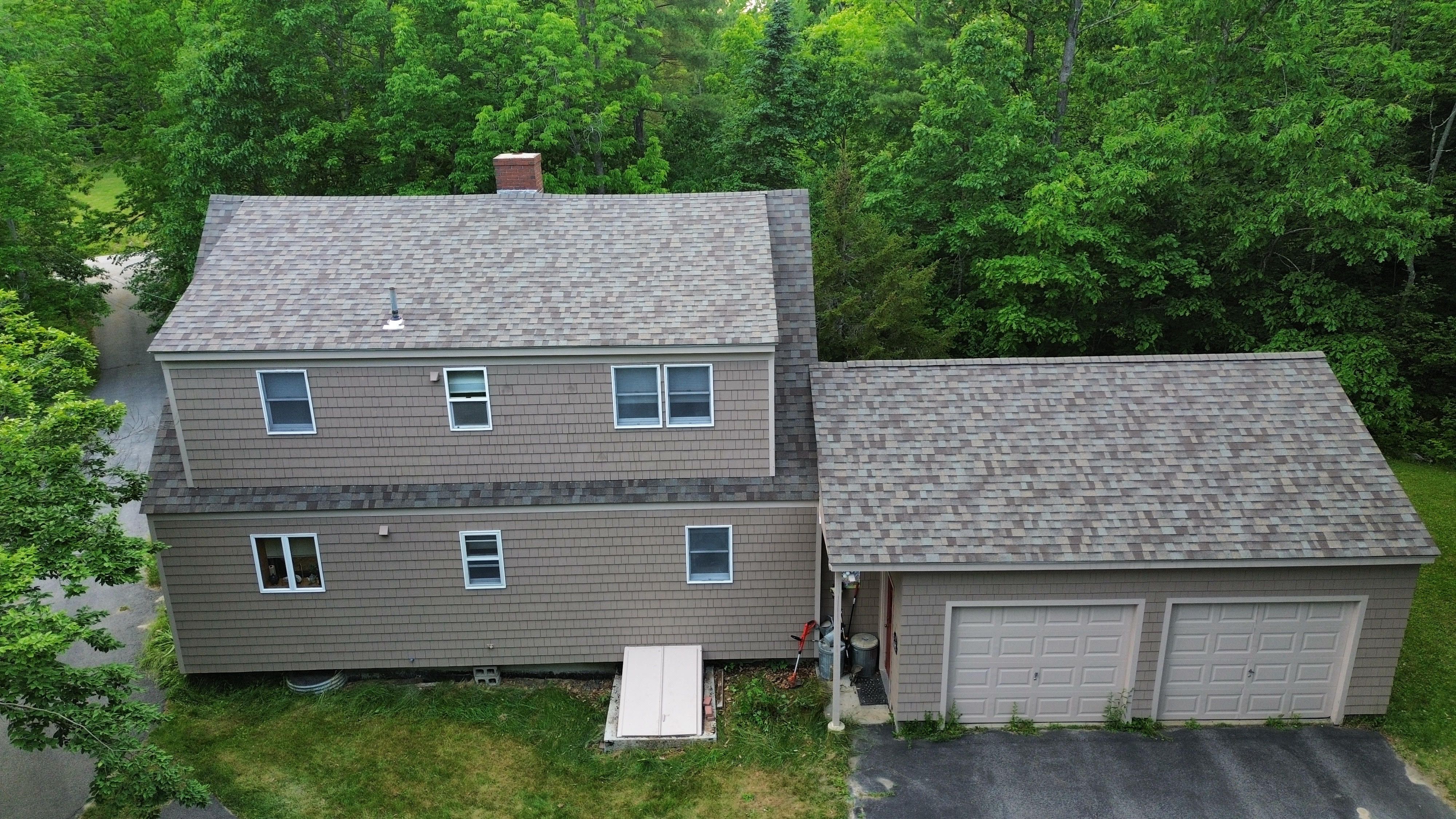 A roof Superior Roofing put on in Maine