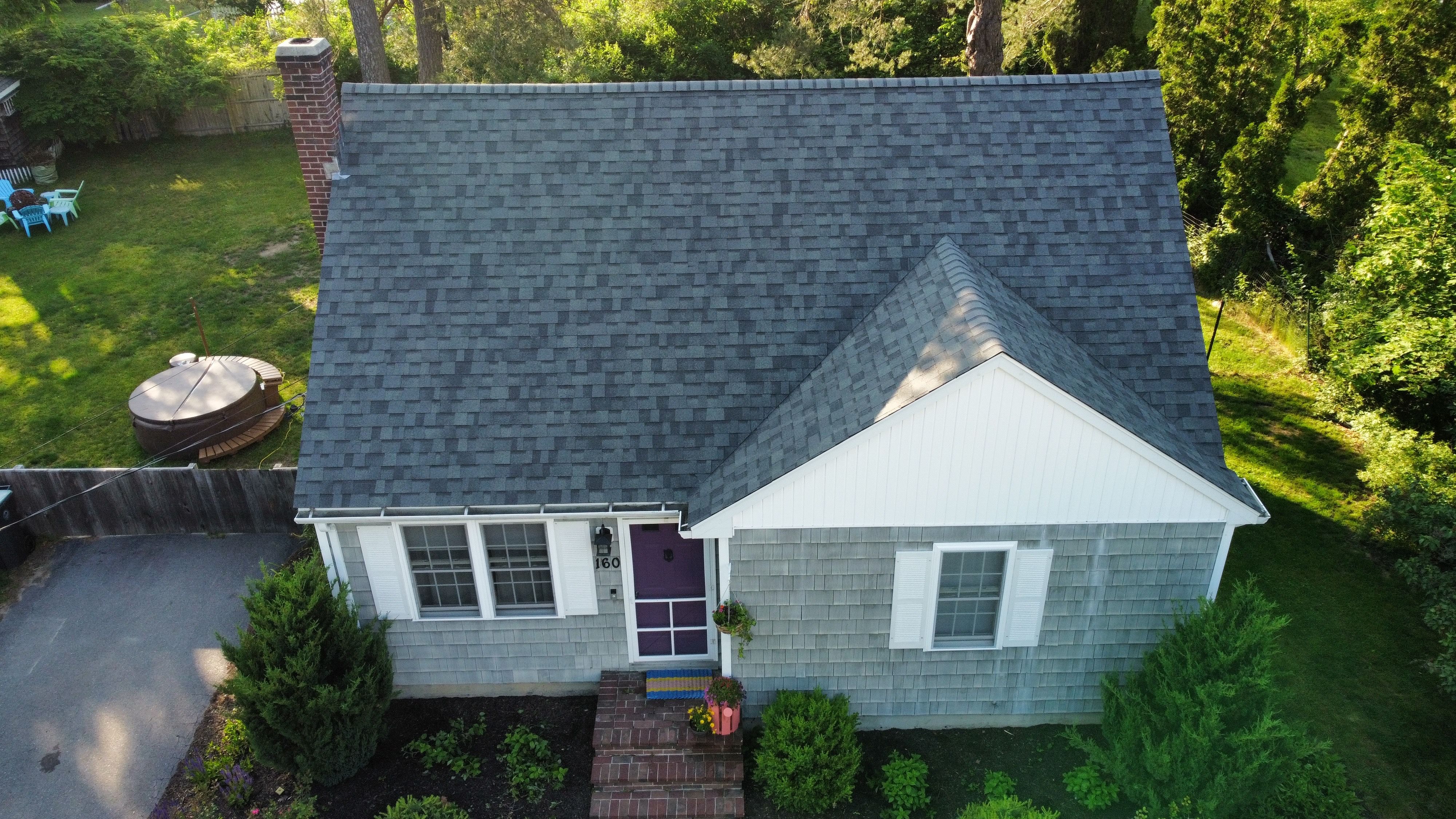 A roof Superior Roofing put on in Maine