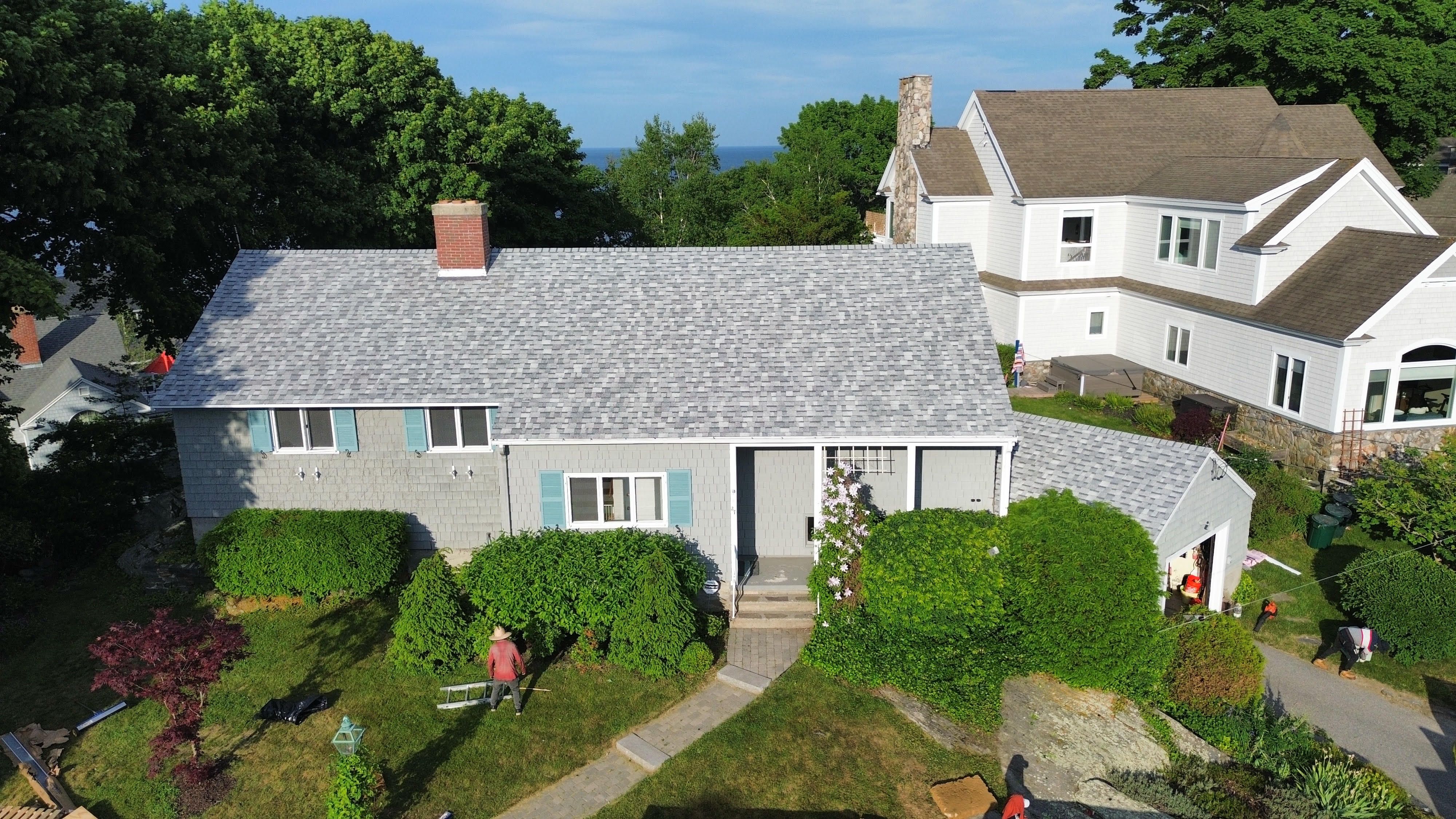 A roof Superior Roofing put on in Maine