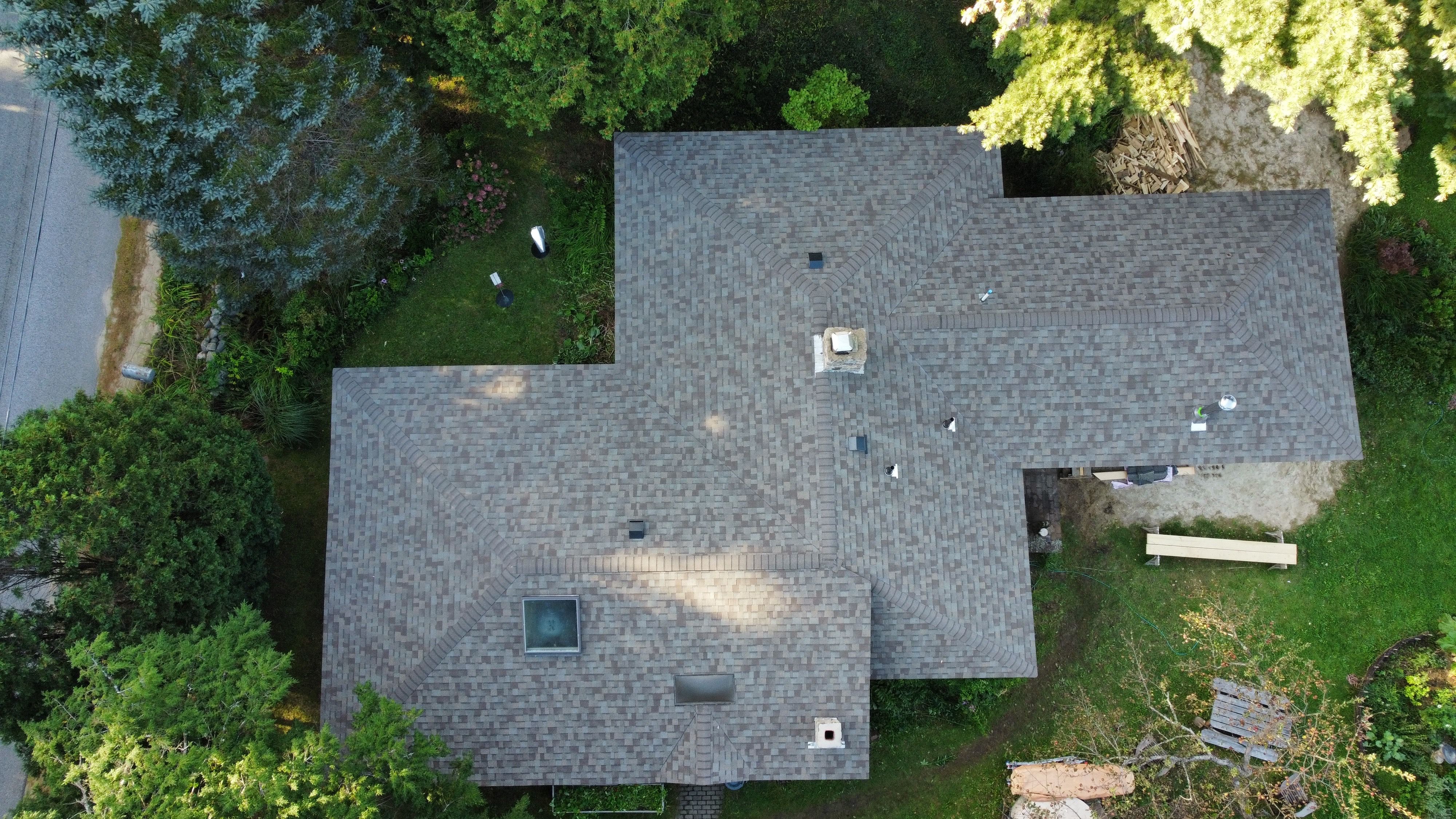 A roof Superior Roofing put on in Maine