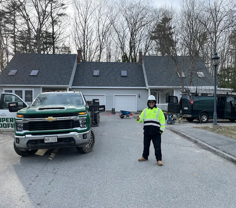 A roof Superior Roofing put on in Maine