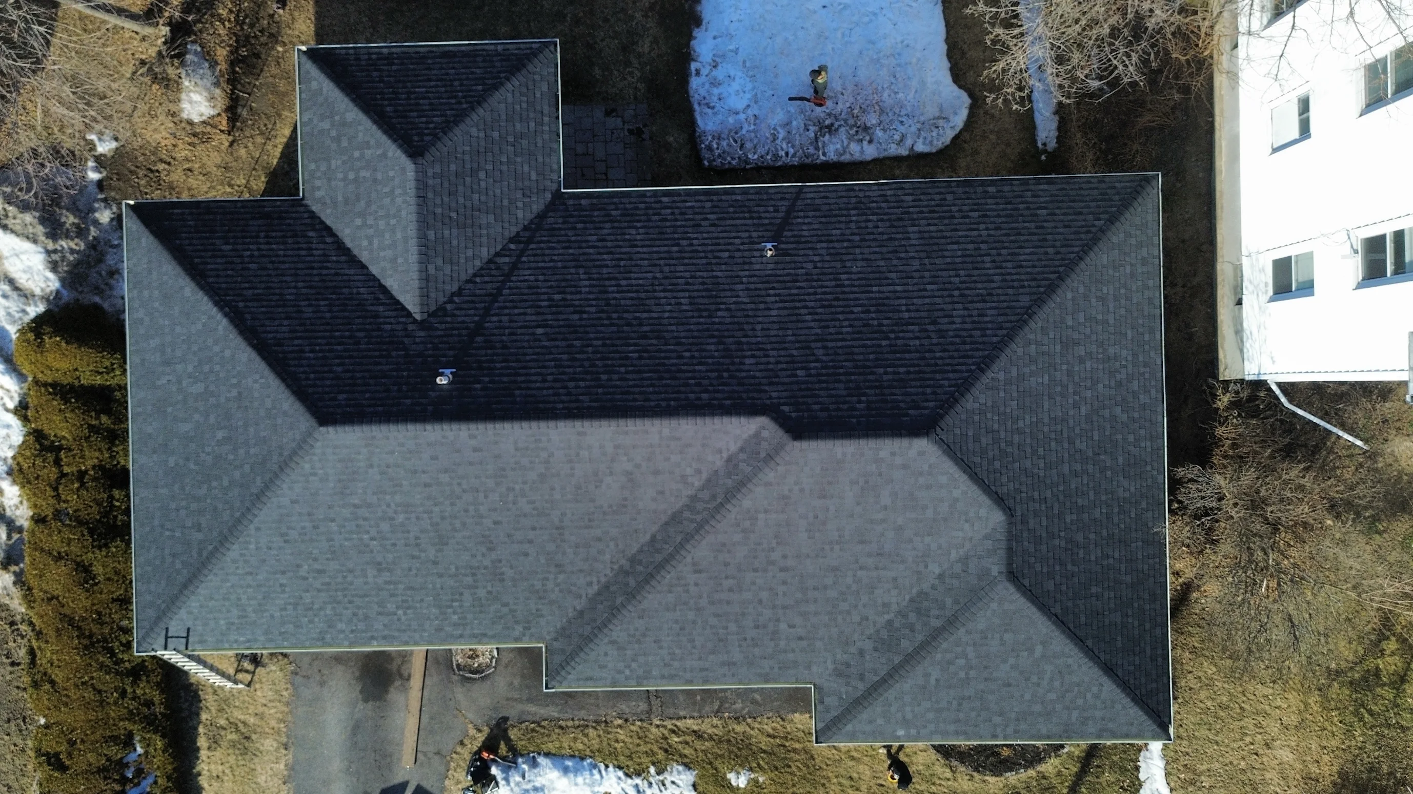 A roof Superior Roofing put on in Maine